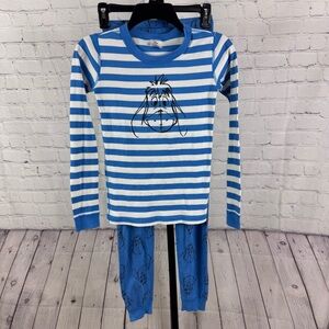Hanna Andersson Disney Eeyore Long Sleeve Pants Organic Cotton PJs Size 12